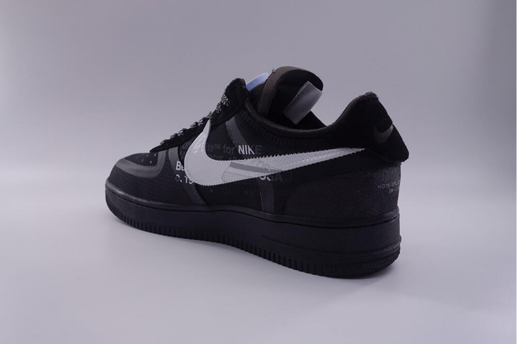 air force 1 low off-white black white