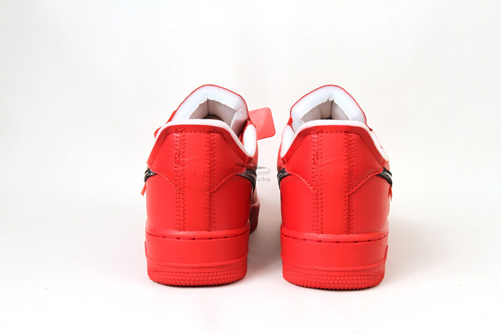 air force 1 low off white red