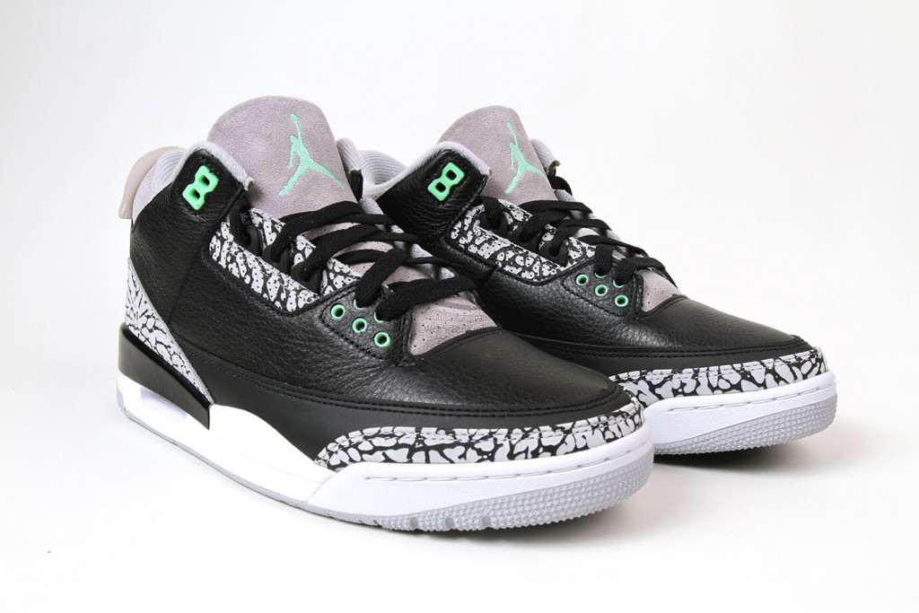 air jordan 3 retro green glow