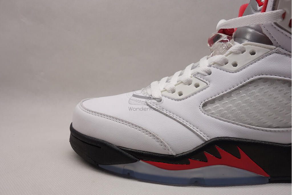 air jordan 5 retro fire red silver tongue (2020)