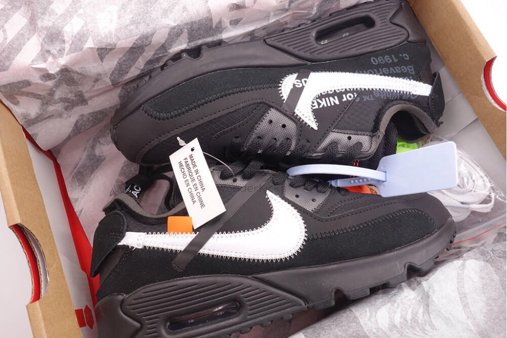 air max 90 off white black