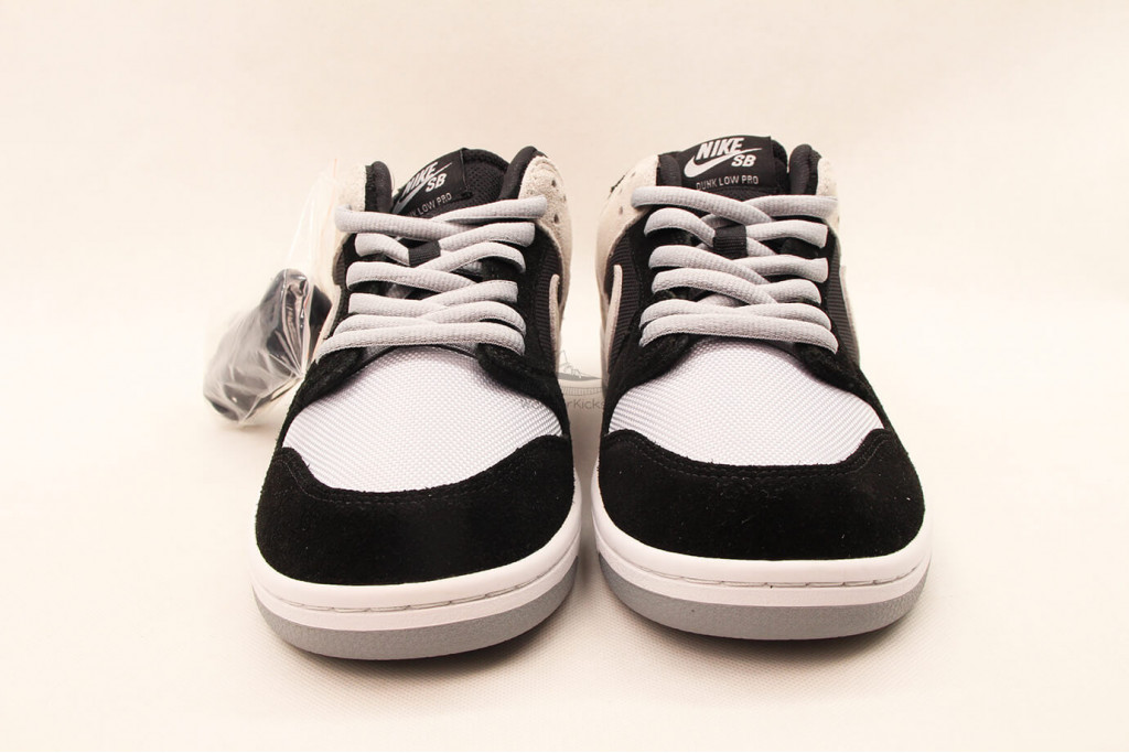 sb dunk low black wolf grey white