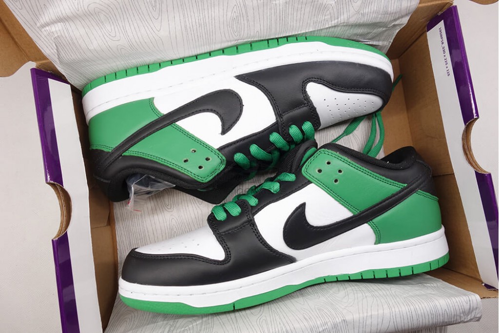 sb dunk low classic green