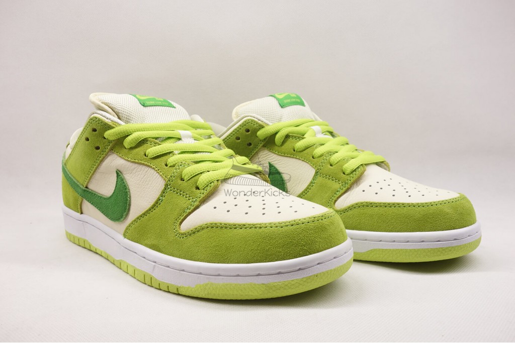 sb dunk low green apple