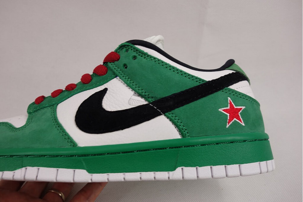 sb dunk low heineken