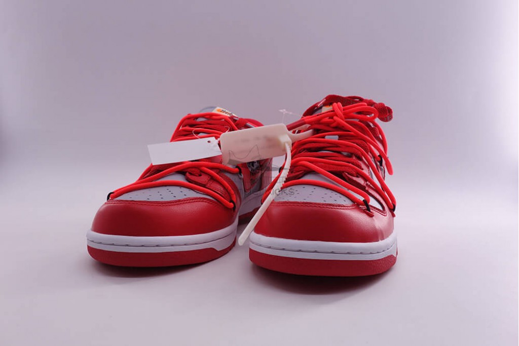 dunk low off white red