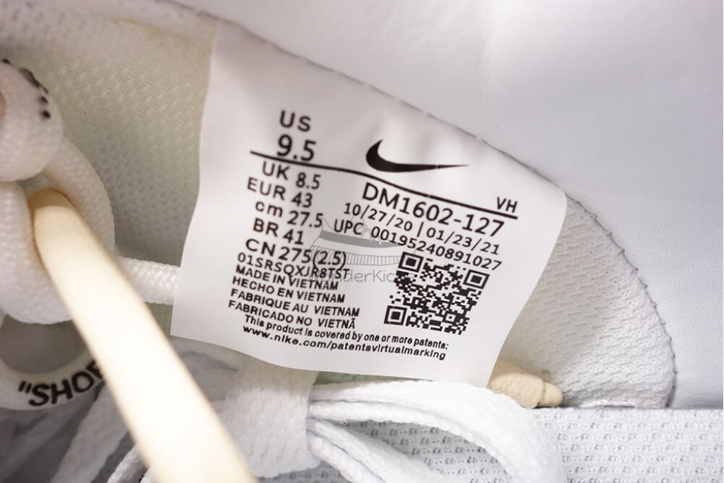 dunk low off white lot 1