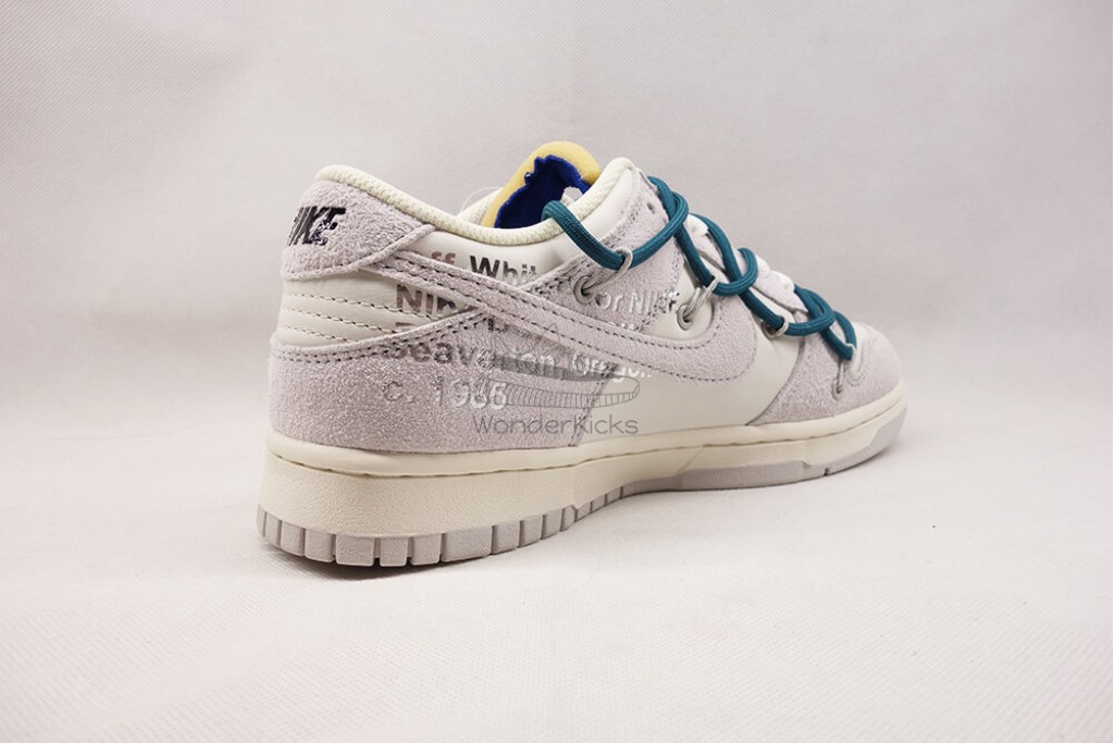 dunk low off white lot 16