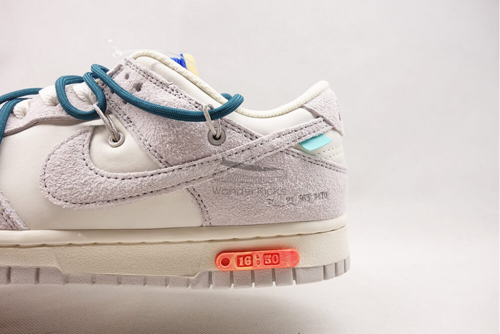 dunk low off white lot 16