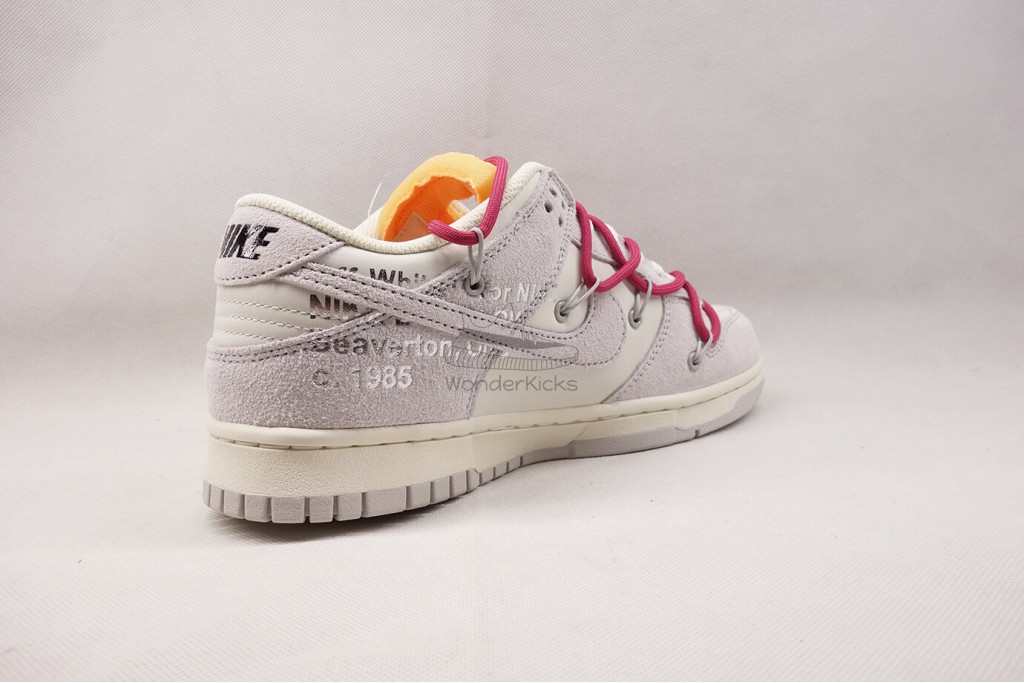 dunk low off white lot 35