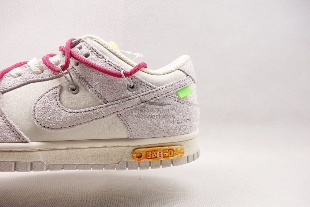 dunk low off white lot 35