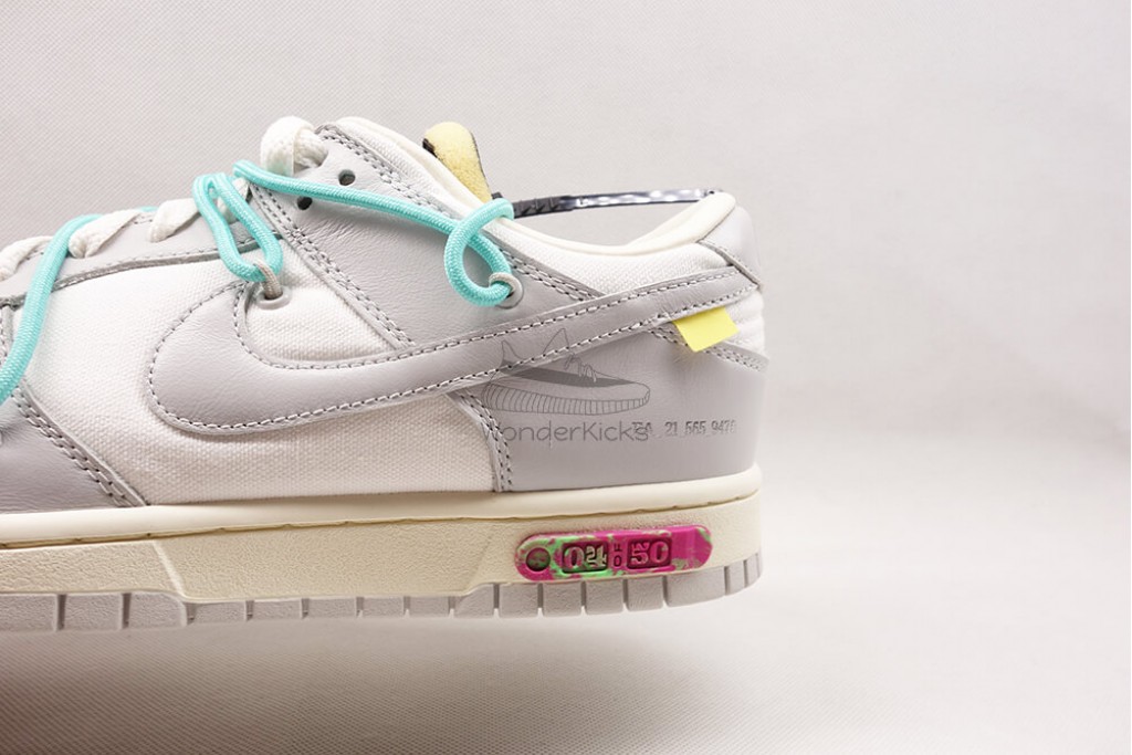 dunk low off white lot 4