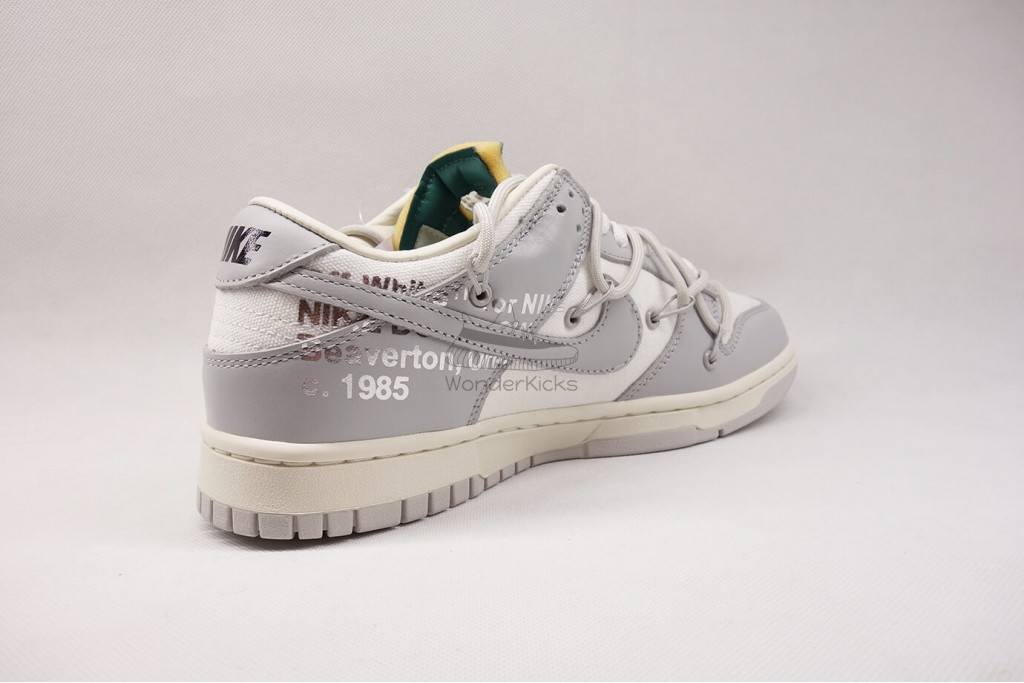 dunk low off white lot 42