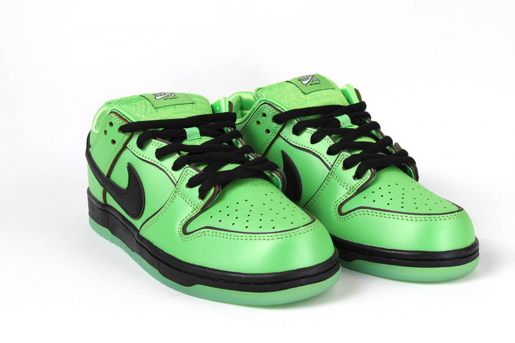 sb dunk low the powerpuff girls buttercup