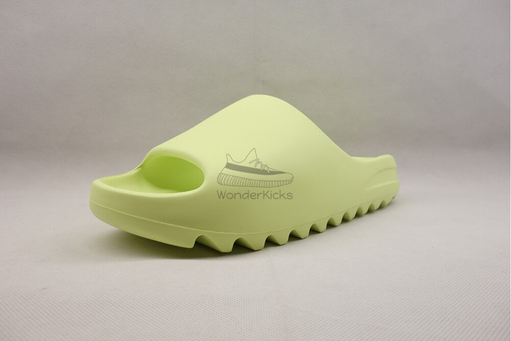 yeezy slide glow green